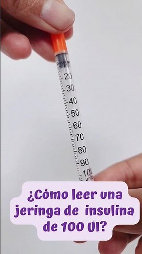 I teach you how to read a 100 IU syringe
