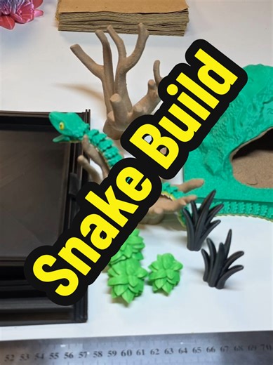 Every terrarium starts as pieces 🧩 This one’s a SNAKE 🐍✨ (wait for the build)