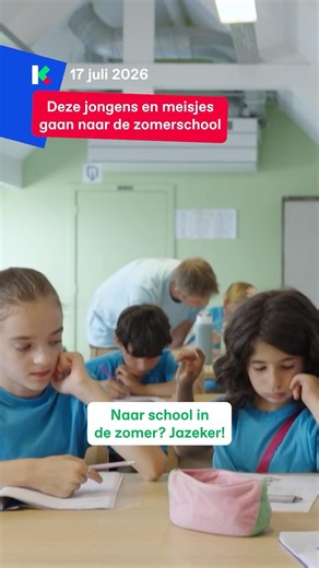 Deze jongens en meisjes gaan naar de zomerschool