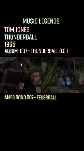 Tom Jones and the Thunderball James Bond Theme