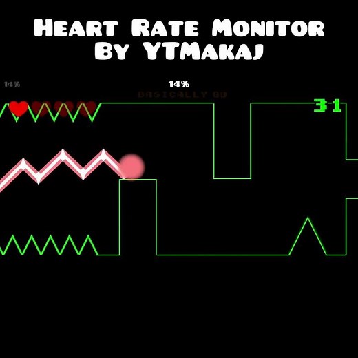 Someone Actually Made This | Heart Rate Monitor [Geometry Dash Short]
