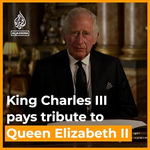 King Charles III said Queen Elizabeth II devoted her life ‘to the service of her peoples’ in his inaugural address after ascending to the throne ⤵️ | Al Jazeera English