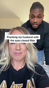 I told him it would tell us how compatible we are 🤣🤣 🤣 #eyesclosed #guessing #prank #husband #wife #family #funny | Carrie Young
