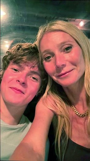 Gwyneth Paltrow with Apple and Moses #gwynethpaltrow #children #actress