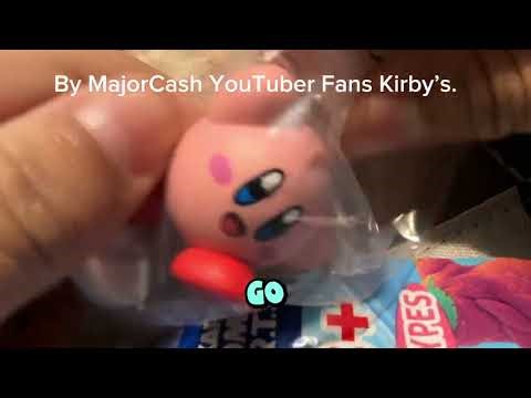 MajorCash YouTuber Fans Kirby Unboxing The Kirby Blind Bag but I didn’t how am fling sword Kirby :(