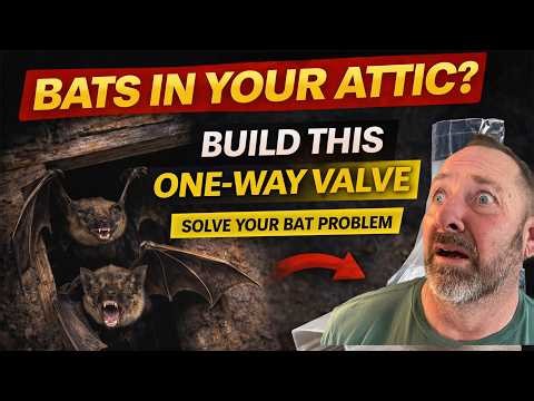 Bats in Your Attic? Make a DIY One-Way Valve to Get Rid of Them