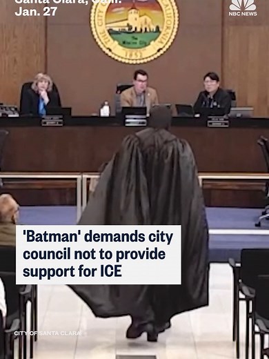 Batman Demands ICE Cooperation Stop at City Meeting