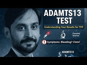 ADAMTS 13 Test | Normal Range | High & Low Causes | MLT Hub with kamran