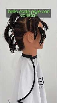 Cómo hacer corte pixie con coletas @bettylazcano te enseña