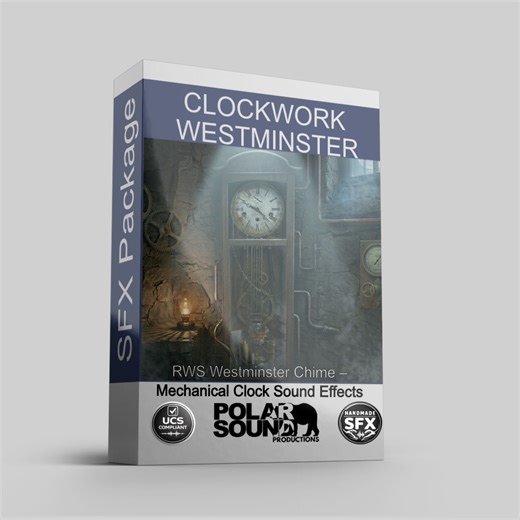 Clockwork: Westminster / RWS Westminster Chime – Mechanical Clock Sound Effects | Mechanical Sound Effects Library | asoundeffect.com