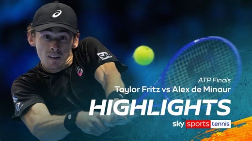 Taylor Fritz vs Alex de Minaur | ATP Finals Highlights