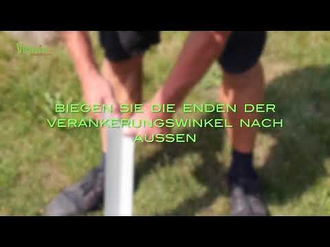 Vitavia Aufbauvideo Gewächshaus Fundament