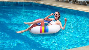 Watch Float around freely with this gorgeous pool floats for adults! on Amazon Live