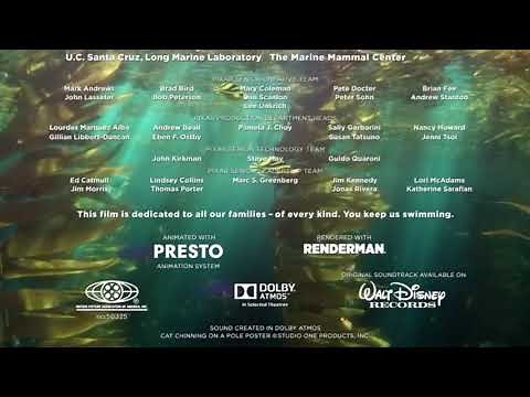 Disney / Pixar Animation Studios (2016) Closing - Finding Dory