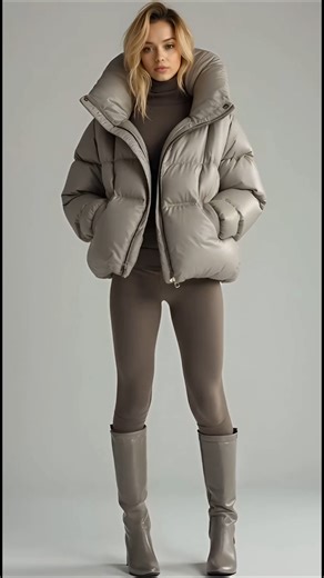 2025 Winter fashions - puffer jacket #style #outfits