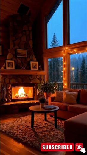 🔥 Relaxing Fireplace Crackling | 1-Minute Stress Relief #relax #burningfireplace #meditationmusic