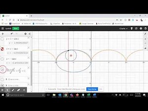 Describing a Cycloid using Parametric Equations