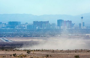 Gusty Las Vegas wind conditions forecast early this week