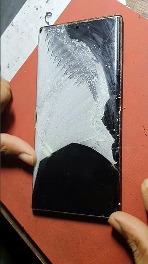 Note 10 plus Front Glass Replacement#shorts