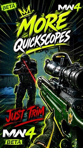 I finally made it! 😂#mw4 #quickscope #sniping #kbm #mnk
