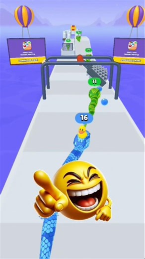 snake run 3d part 6 #gaming #snakegame