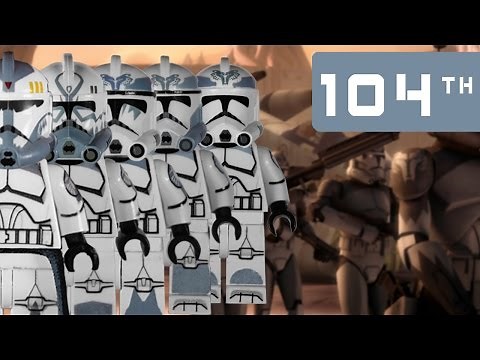 Custom Lego Star Wars Clone Wolfpack Squad showcase (104th legion custom)