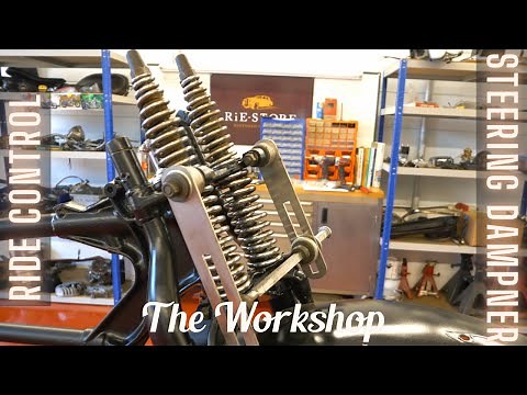 Installing the ride control & steering damper - Harley Davidson WLA / ep193