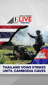 #FirstpostLIVE: Border fighting between Thailand and Cambodia has reignited after the Trump-brokered ceasefire collapsed, plunging the region back into its worst violence since July. Thai airstrikes on Cambodian positions triggered overnight counterattacks, with both sides trading artillery, drone strikes and rockets across multiple provinces. Soldiers and civilians among the dead while hundreds of thousands flee border zones. Thailand accuses Cambodia of violating ceasefire and joint declaratio