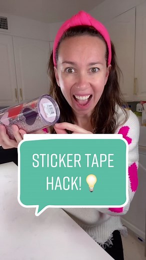 Easiest Sticker Removal Hack Using Duct Tape