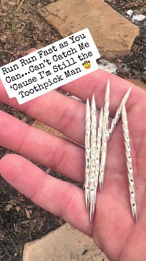 New sterling silver cowboy toothpicks!! Both the original twist and the somewhat mesmerizing reverse twist picks available. #americanwarriorforge #handmade #handmadegifts #handmadejewelry #toothpick #toothpicks #metaltoothpicks #cowboytoothpicks #cowboy #cowboys #cowboyshit #cowboyup #cowboystyle #rodeo #rodeostyle #western #westernwear #westernfashion #thewest #texas #oklahoma #montana #wyoming #idaho #idahobusiness #buyidaho #madeinidaho #handmadeidaho #silver #sterlingsilver #silverjewelry #a