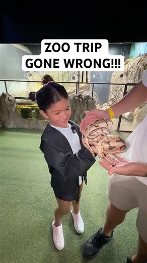 She Was Terrified Of Every Animal...😅 #shorts #fatherdaughter #zoo #funny