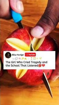 The Girl Who Cried Tragedy and the School That Listened🎒💔 #shorts #storytime