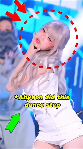 Lisa and Ahyeon did similar dance step😎 #blackpink #ahyeon #lisa #lisashorts #shorts #shortsfeed