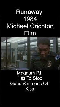 1984 Sci-Fi Movie Trailer Runaway By Michael Crichton. Stars Tom Selleck And Gene Simmons Of KISS.