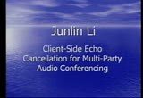 Microsoft Research Video 104194: Client-Side Echo Cancellation for Multi-Party Audio Conferencing