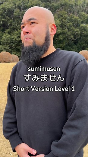 ↓↓Translations すみません has some meanings but in this video, I used it as “I’m sorry”. sumimasen すみません Short Version Level 1 suasen すあせん Level 2 sasen させん Level 3 sase させ Level 4 se せ Level 5 (Nothing) Level 10 #japanese #nihongo #learnjapanese #learningjapanese #japaneseslang