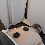 AICNLY Hot Stones Massage Set with Temperature Adjustment-20 Pcs Basalt Hot Stones with Heater Kit, Professional Massage Tool for Spa-Lymphatic Drainage, Relieve Tension and Muscle Pain