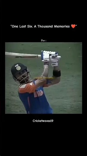 Virat kohli last t20 Six #trend#six#viratkohli