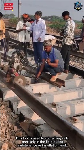 Rail Cutter Tool Fast for Railway Track Maintenance Work#tool