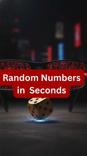 Generate random numbers with one click in Excel