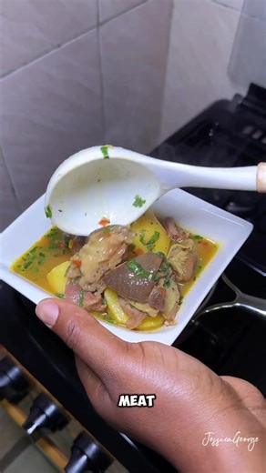 Goat meat pepper soup, quick and simple 🥰