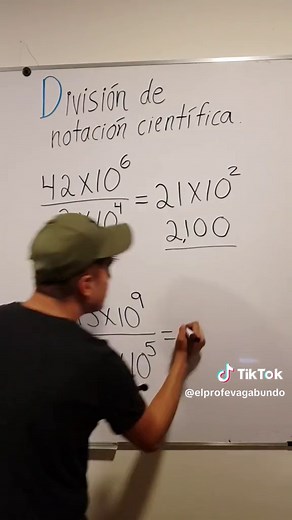 División de notación científica: Ejercicios y trucos útiles
