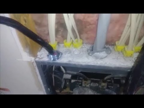 How to install a new 240 Volt 50 Amp cable for Electric Range - Part 2 - Electrical Panel