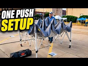 EASY One Man Setup 🍀 Crown Shades 10x10 Pop Up Canopy