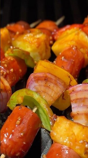 BBQ Hot Dog Skewers Recipe