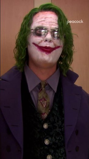 Creed's joker is a bit too convincing 🤨 #TheOffice #DwightSchrute #CreedBratton #Shorts