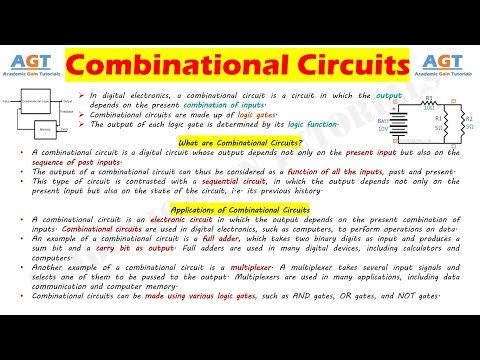 Combinational Circuits (Definition, Concept, Applications and Types of Combinational Circuits)