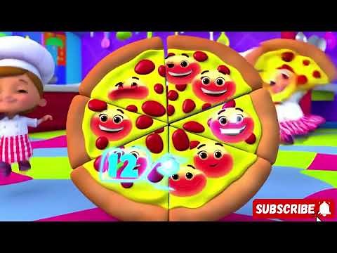 🎵 Fraction Pizza Party | Fun Fractions Song for Kids | Learn Halves, Fourths & Eighths 🍕