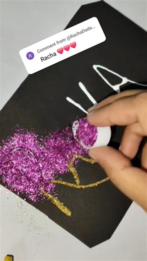 Beautiful Glitter name writting💕!#artandcraft #handwriting #subscribe #art #viralshorts
