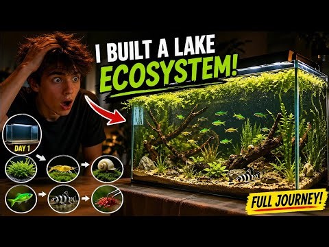 “I Built a REAL Lake Ecosystem on My Desk… And It Actually Worked!”